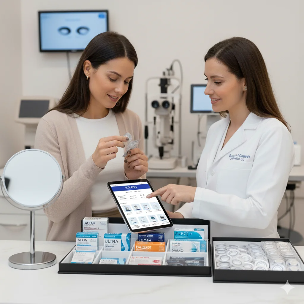 لنزهای طبی هارد و سافت